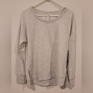 90 Degree by Reflex women sweatshirt with thumb hole| Silver/ Gray colour |NWT